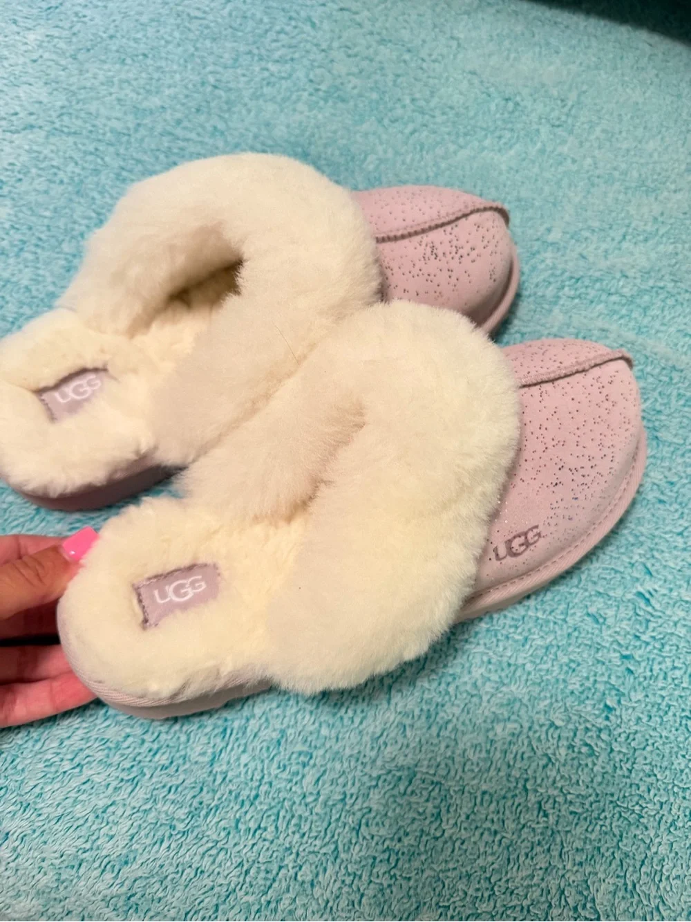 UGG Kids Cozy Glitter Slipper